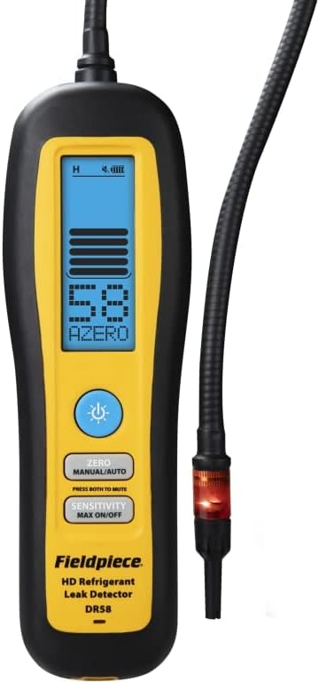 Fieldpiece DR58 - Heated Diode Refrigerant Leak Detector, Battery Powered