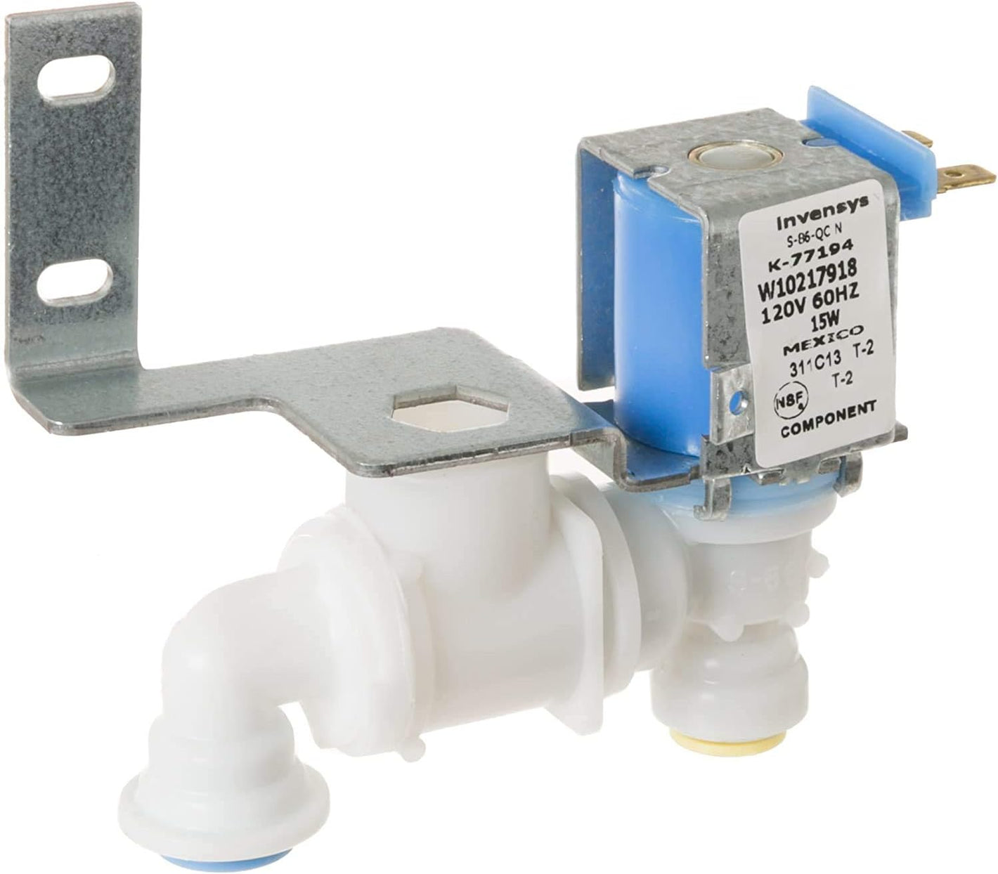 Ice Maker Water Valve Replacement for GE Whirlpool WR57X10068, W10217918, 2313644, 1469049 by Krooli