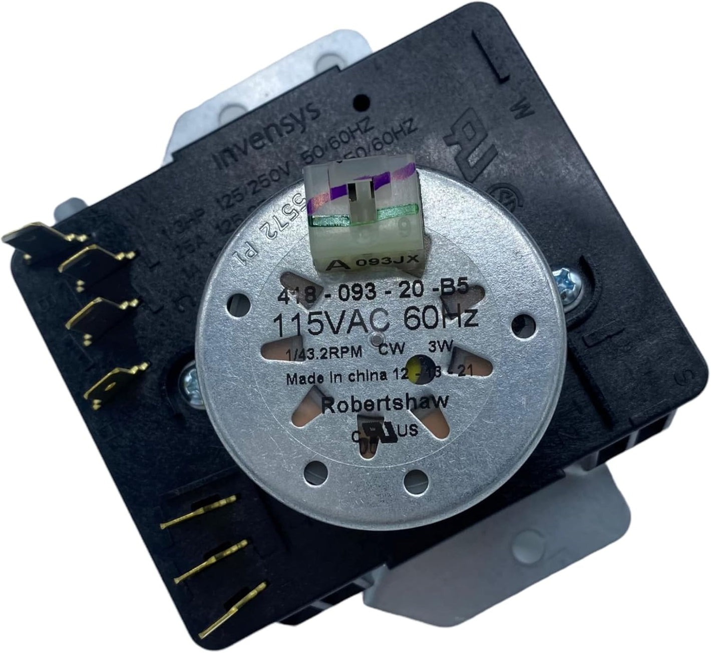 W10185975 WPW10185975 Clothes Dryer Timer 115VAC 60Hz 3W Replacement Model Specific Not Universal