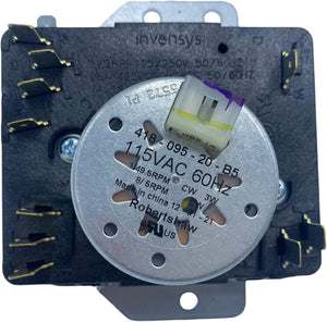 Dryer Timer Replacement for Whirlpool Amana W10185981 Gas Clothes Timer 115VAC 60Hz Model Specific Not Universal